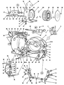 EC&M / Square D 5010 19" Type WB Folio 5 Magnetic Drum Brakes - Duke Electric