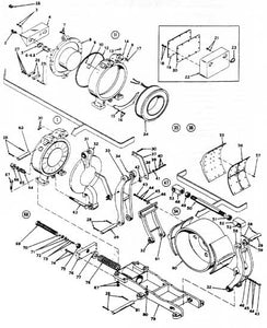 EC&M / Square D 5010 30" Type WB Folio 5 Magnetic Drum Brakes - Duke Electric