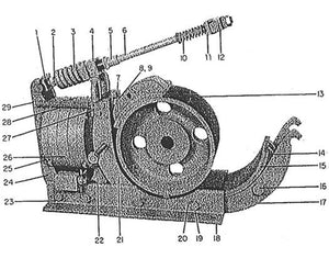 Gemco / Ametek TM1035 10" Magnetic Drum Brakes - Duke Electric