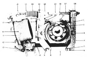 Westinghouse TM43 4" Magnetic Drum Brakes - Duke Electric